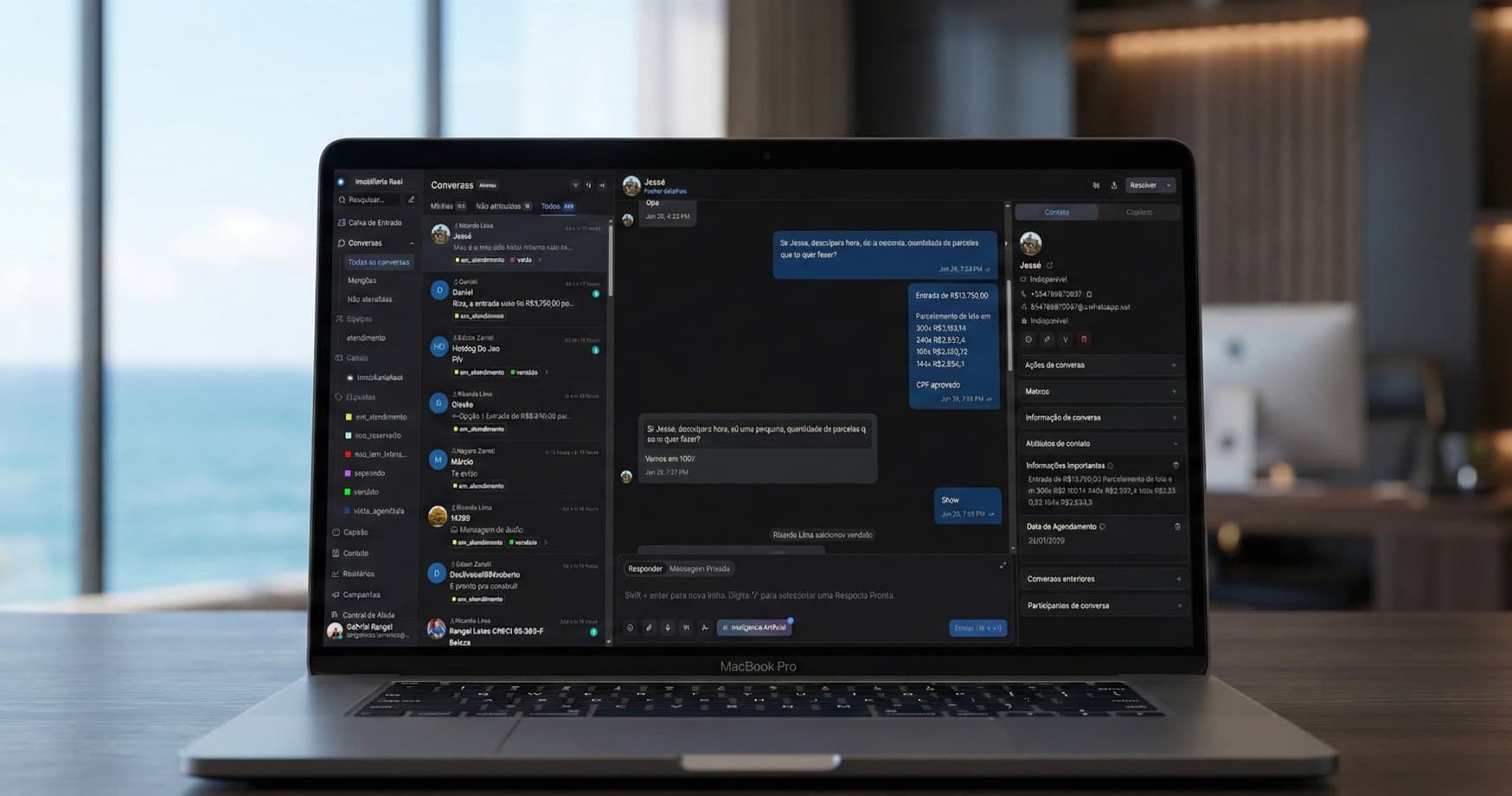 Painel de Atendimento